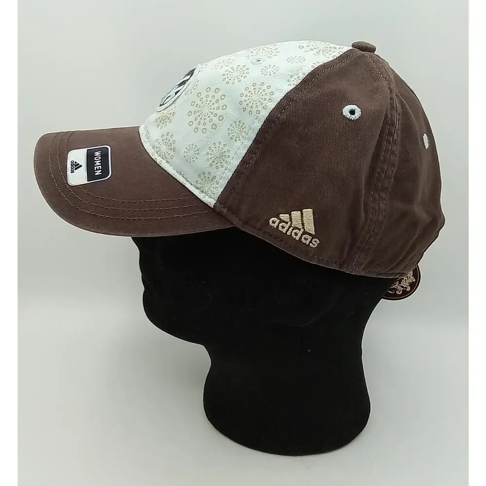 New York Knicks Adidas Slouch Pale Blue/Brown Women's Cap Adjustable